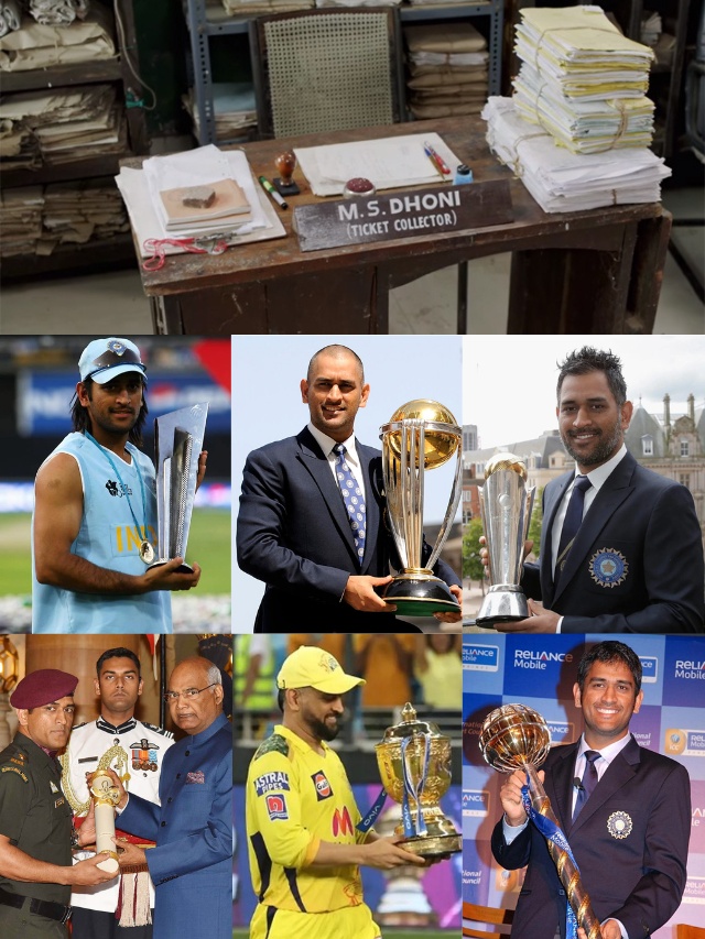 From Ticket Collector to Trophy Collector: A glance at MS Dhoni’s illustrious career