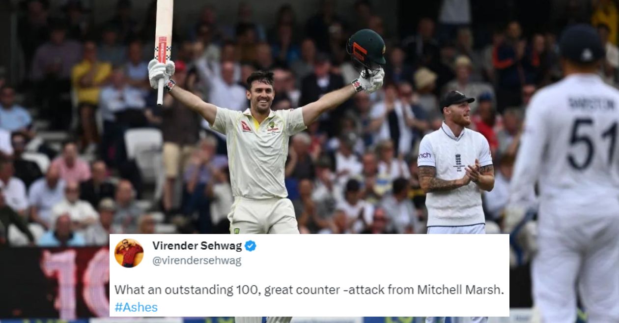 Ashes 2023: Twitter erupts as Mitchell Marsh hits a brilliant comeback century on Day 1 of the Headingley Test