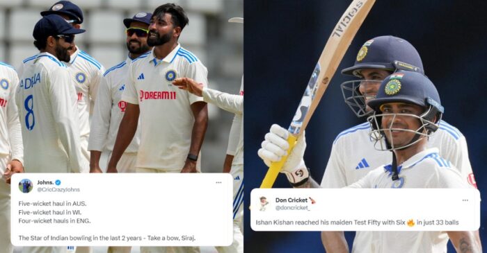 Twitter Reactions: Mohammed Siraj’s fifer and Ishan Kishan’s fifty gives India an upper hand over West Indies – WI vs IND, 2023