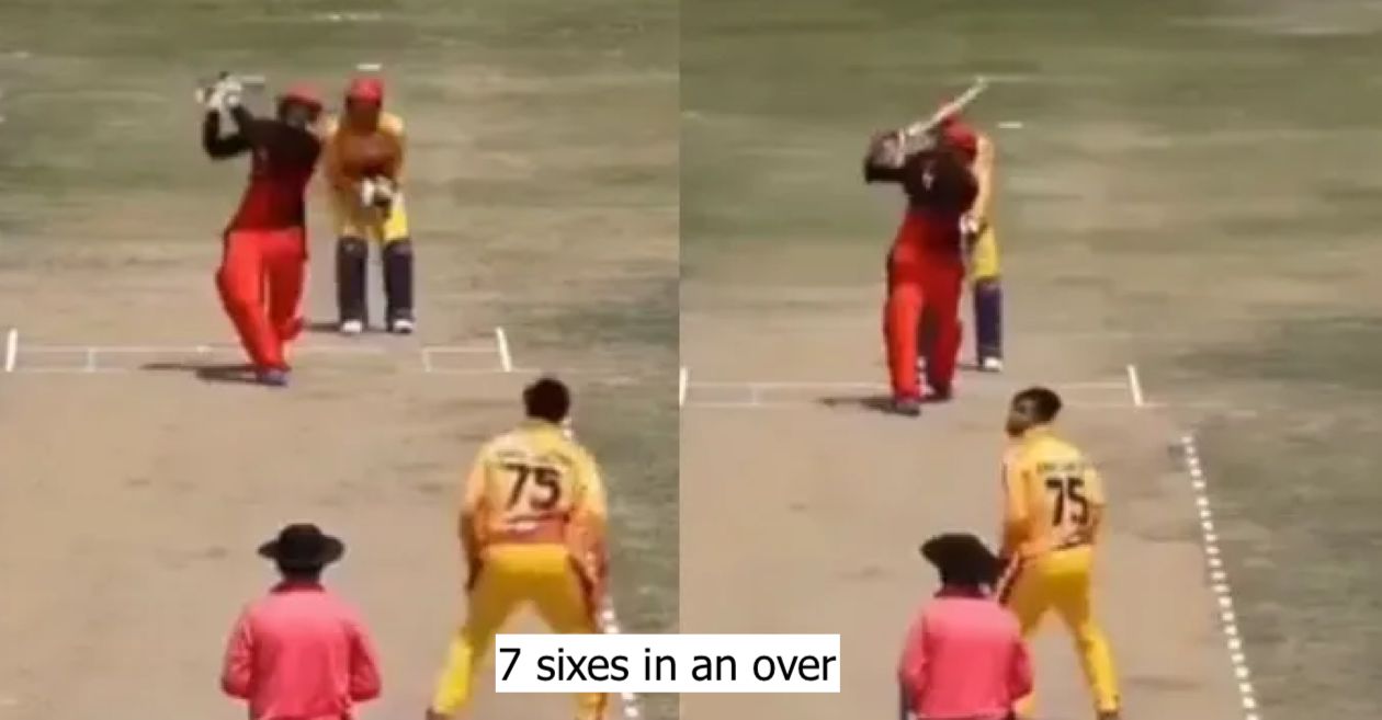 WATCH: Sediqullah Atal creates history by smashing 7 sixes in an over – Kabul Premier League 2023