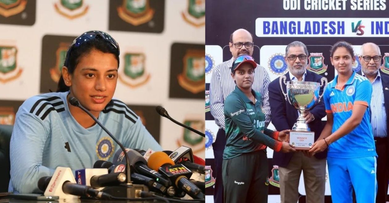 Smriti Mandhana hits back at reporter questioning Harmanpreet Kaur’s criticism of umpires after 3rd ODI
