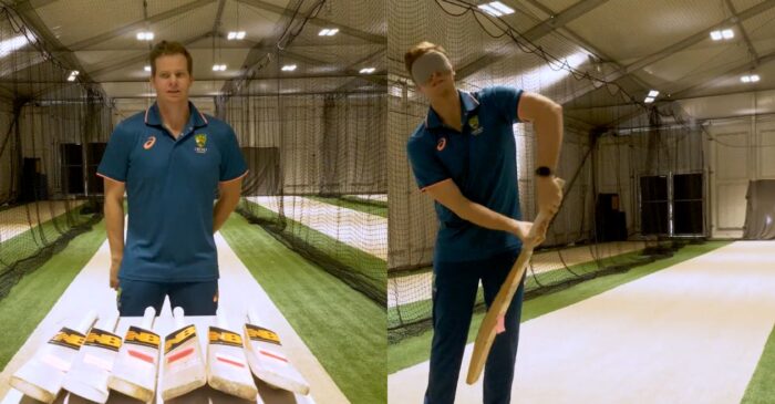 Ashes 2023 [WATCH]: Steve Smith identifies his bats blindfolded ahead of 100th Test at Headingley