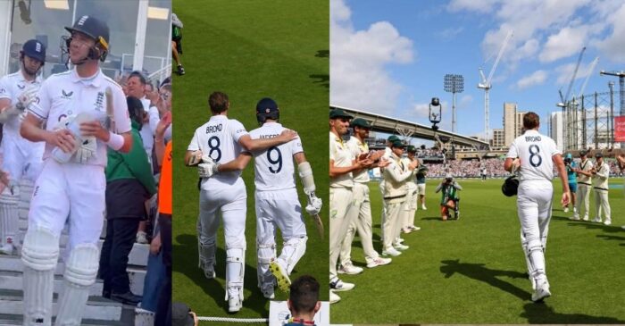 Ashes 2023 [WATCH]: Stuart Broad shares emotional final walk to the crease with James Anderson; given ‘Guard of Honour’ by Australian players