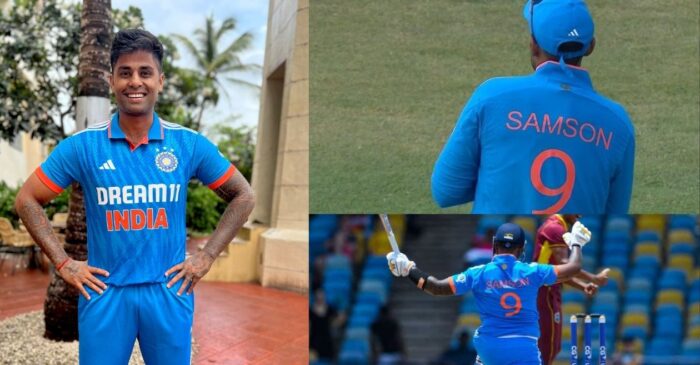 Twitter abuzz as Suryakumar Yadav sports Sanju Samson’s jersey in 1st ODI against West Indies