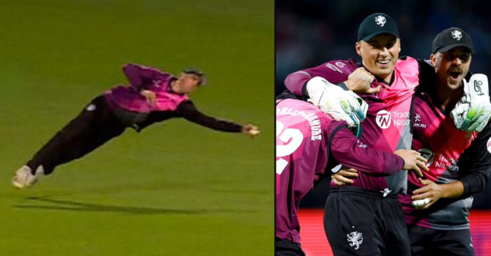 WATCH: Tom Kohler-Cadmore’s one-handed screamer helps Somerset clinch their first T20 Blast title in 18 years