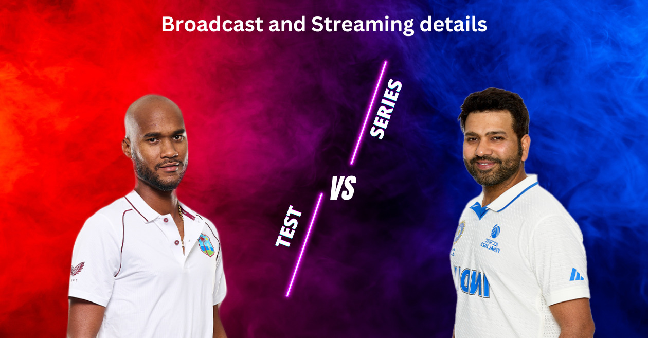 WI vs IND 2023, Test series Broadcast, Live streaming details