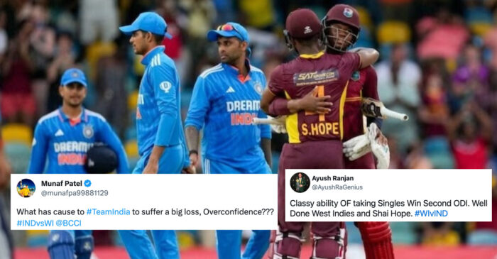 WI vs IND [Twitter reactions]: Shai Hopes’s captains knock take West Indies home in the 2nd ODI
