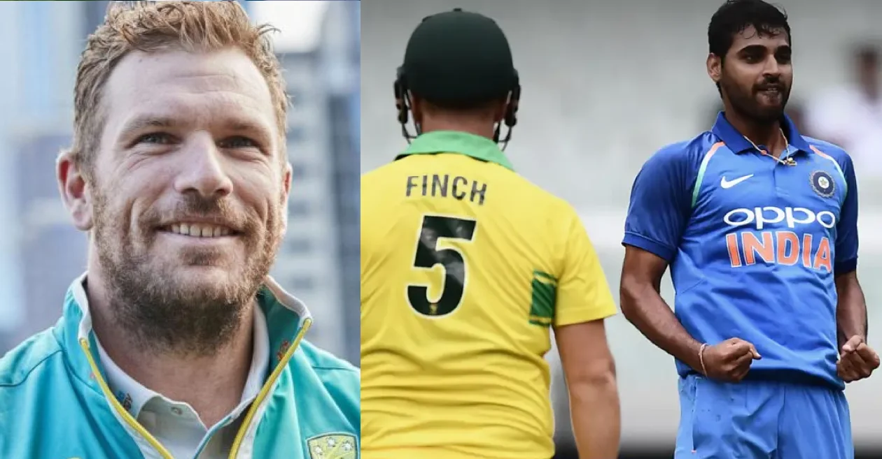Aaron Finch responds wittingly when quizzed about his struggle against Bhuvneshwar Kumar