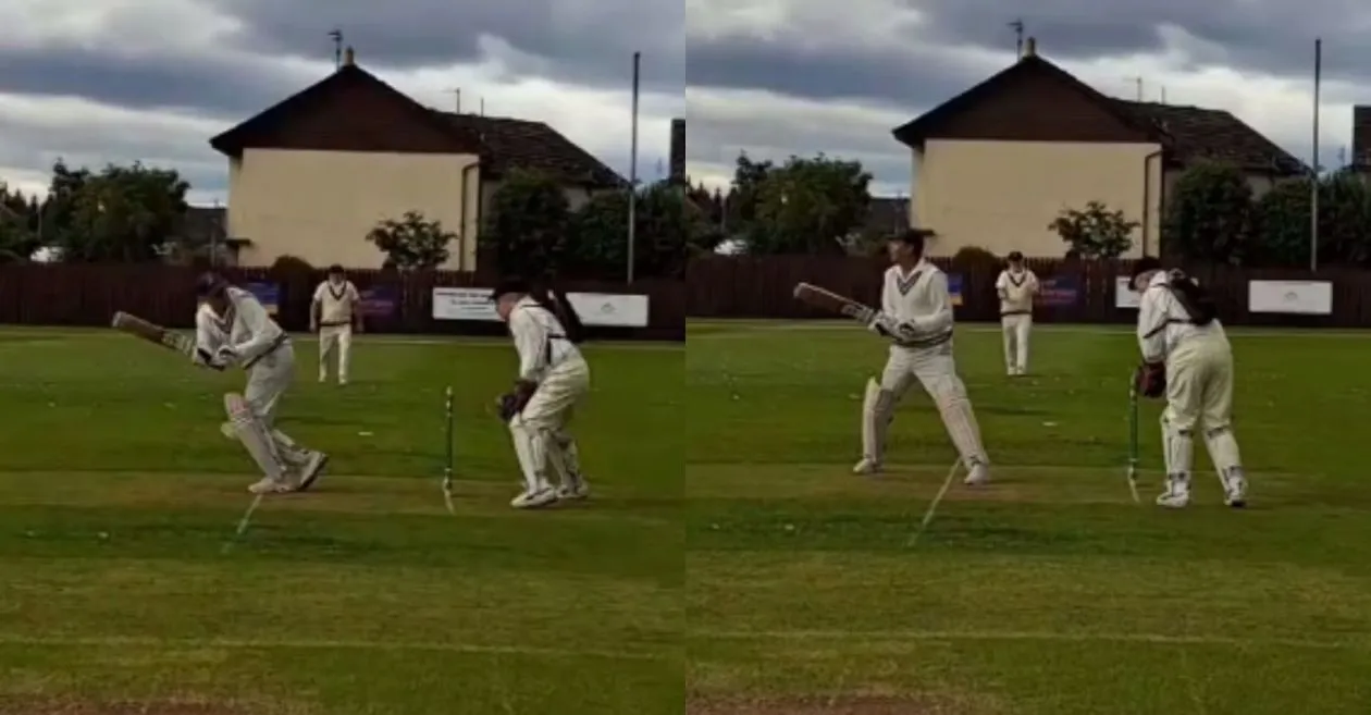 WATCH: 83-year-old former Scotland player defies odds; plays cricket with oxygen cylinder on his back