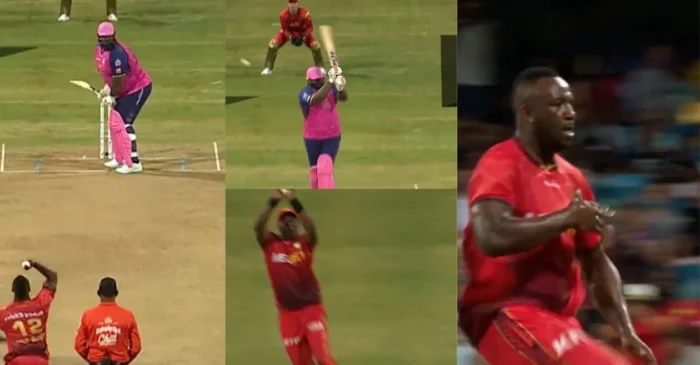 CPL 2023 [WATCH]: Andre Russell’s pumped-up celebration after notching his 400th T20 cricket dismissal