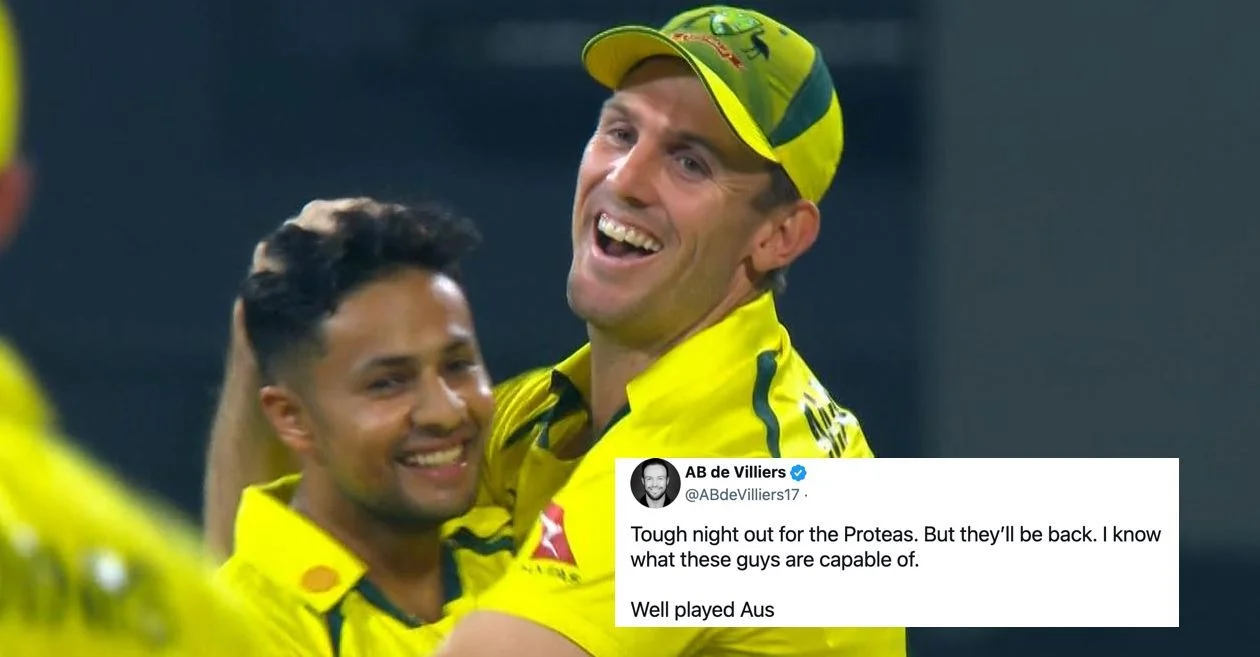 Twitter Reactions: Mitchell Marsh, Tanveer Sangha power Australia to their biggest victory over South Africa in T20Is