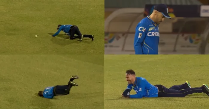 WATCH: Faf du Plessis takes a stunning comeback catch after dropping Brandon King on the previous ball – CPL 2023