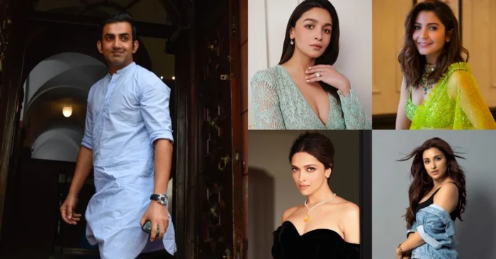 Gautam Gambhir picks his two favourite actresses between Alia Bhatt, Anushka Sharma, Deepika Padukone and Parineeti Chopra
