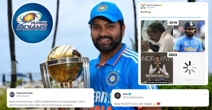 Mumbai Indians’ viral post drawing parallels between Team India’s World Cup campaign and Chandrayaan-3 leaves netizens divided
