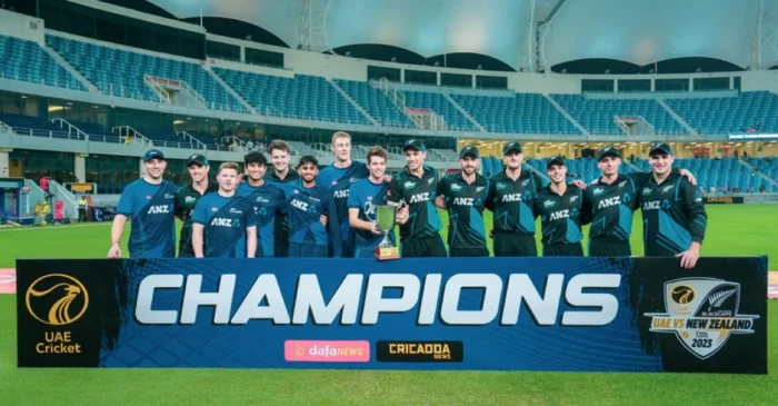 New Zealand clinches T20I series with a commanding win over UAE