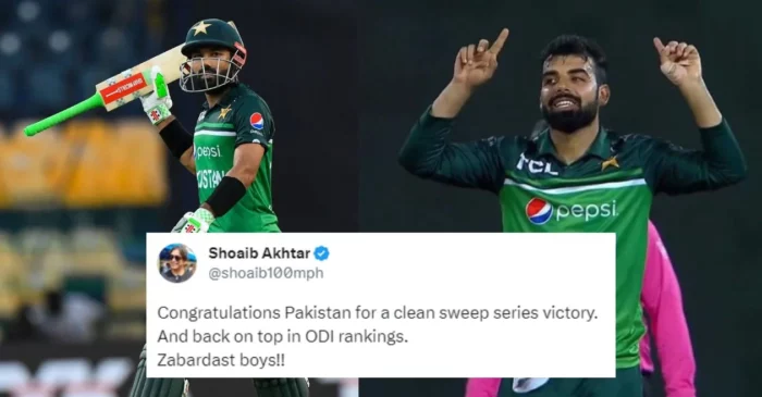 Twitter reactions: Mohammad Rizwan, Shadab Khan sizzle as Pakistan whitewash Afghanistan in the ODI series