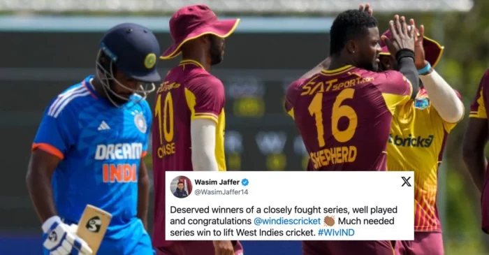 WI vs IND 2023: Twitter erupts as West Indies thrash India in 5th T20I to record historic series win