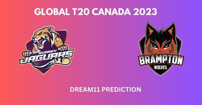 GT20 Canada 2023, SJ vs BRW: Match Prediction, Dream11 Team, Fantasy Tips & Pitch Report
