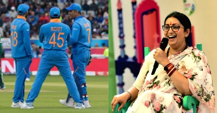 India’s Union Cabinet Minister Smriti Irani reveals the name of her favourite cricketer
