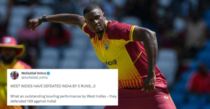 Twitter reactions: Jason Holder sizzles as West Indies pip India in a thrilling first T20I