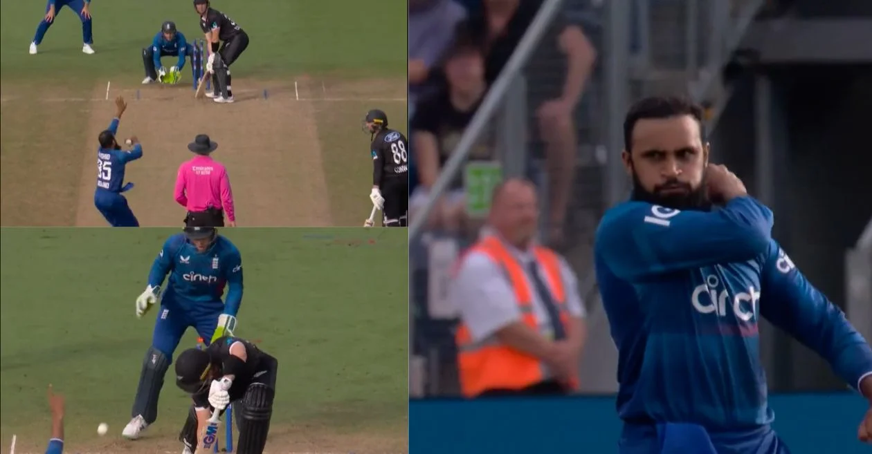 WATCH: Adil Rashid delivers a dream ball to send Will Young packing | England vs New Zealand 2023, 1st ODI