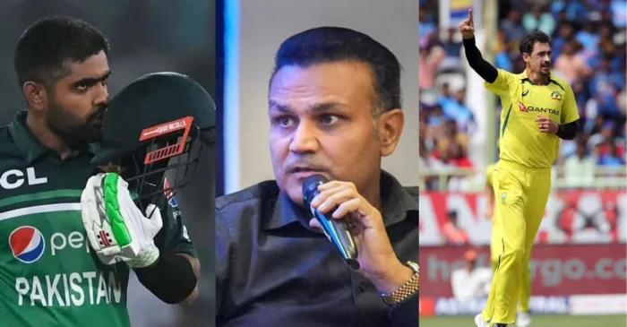 Virender Sehwag reveals first five choices for his dream ODI XI; excludes Babar Azam and Mitchell Starc