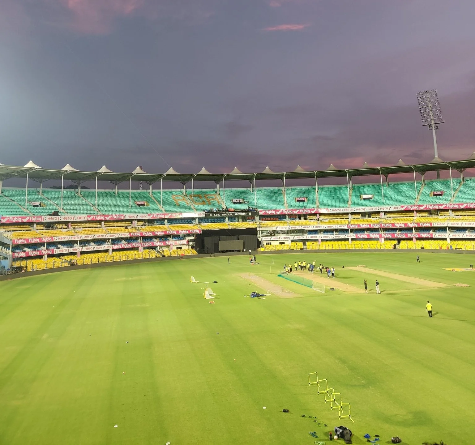 Barsapara Cricket Stadium pitch
