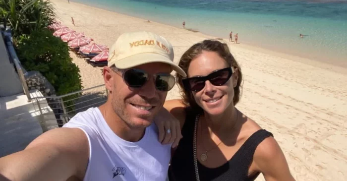 Candice Warner shares an embarrassing story of husband David being caught at the US airport