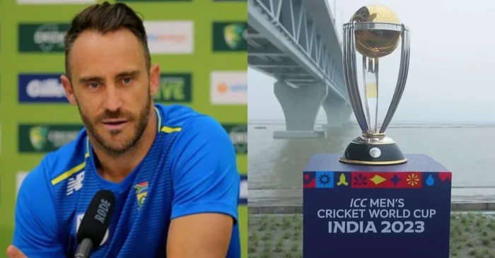 Faf du Plessis picks his top three contenders for the ICC ODI World Cup 2023