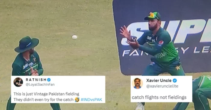 Asia Cup 2023: Netizens troll Pakistan for sloppy fielding against India in Super 4 clash