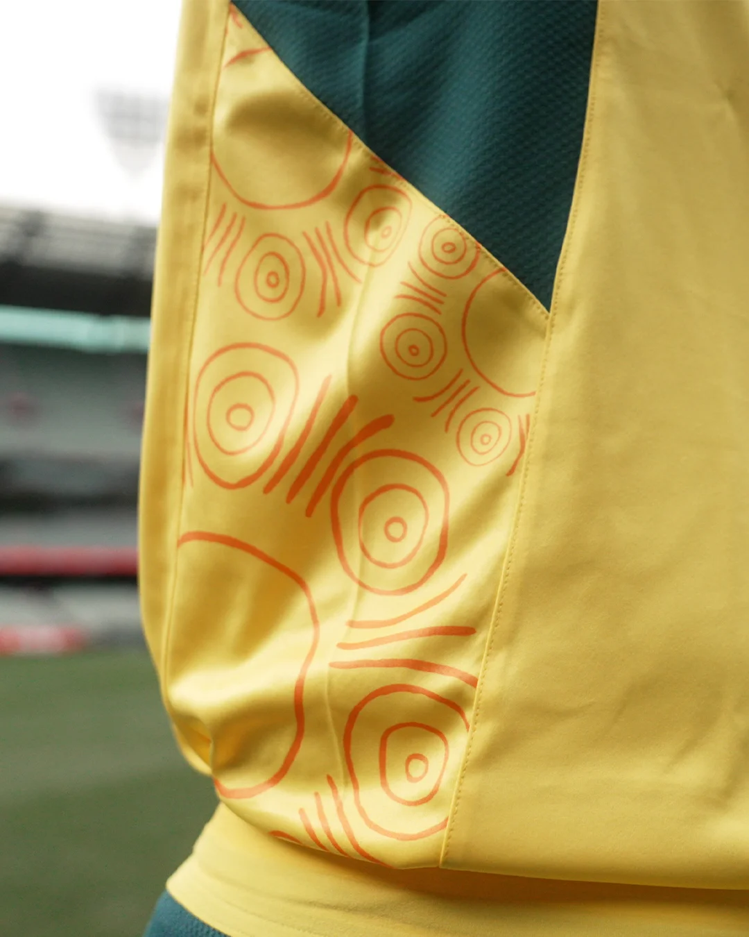 First Nations Artwork on Australian jersey