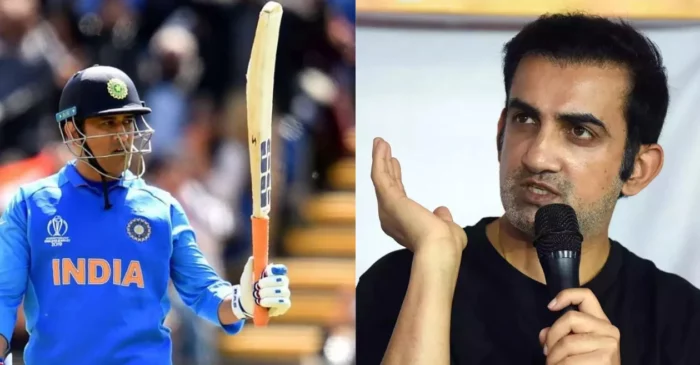 ‘He sacrificed his international runs for…’: Gautam Gambhir makes a big remark on MS Dhoni