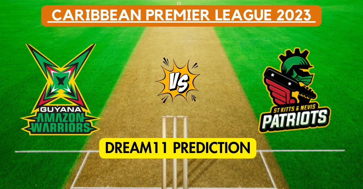 CPL 2023, GUY vs SKN Match Prediction, Dream11 Team, Fantasy Tips and Pitch Report Caribbean Premier League Cricket Times