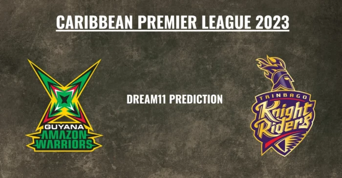 CPL 2023, GUY vs TKR: Match Prediction, Dream11 Team, Fantasy Tips & Pitch Report | Caribbean Premier League