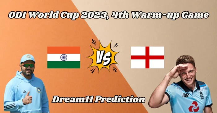 ODI World Cup 2023, 4th Warm-up game: IND vs ENG – Match Prediction, Dream11 Team, Fantasy Tips & Pitch Report | India vs England