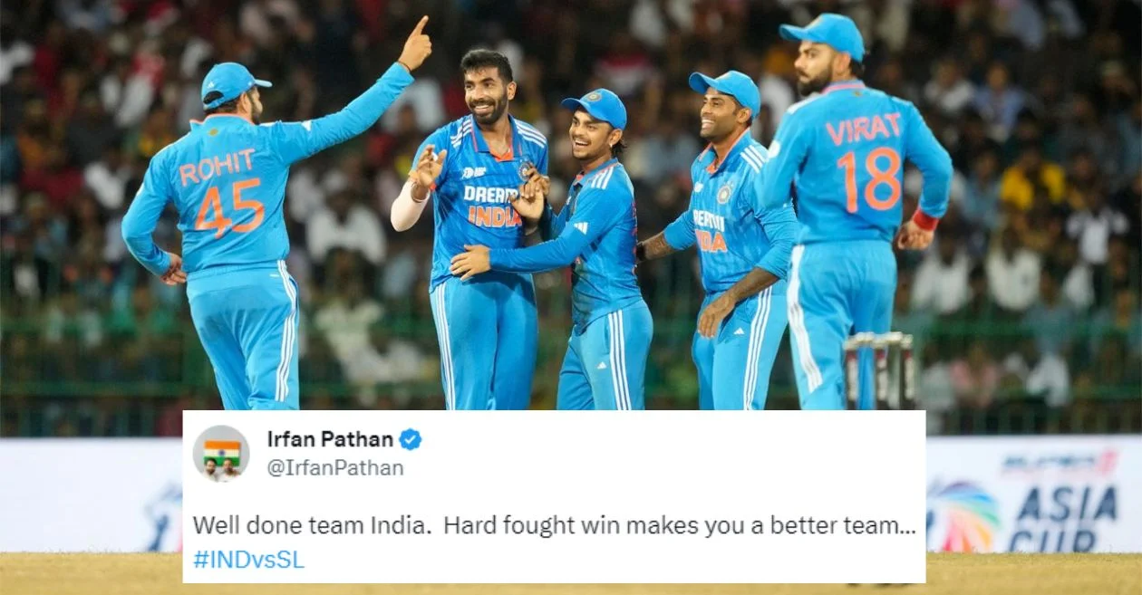 Twitter reactions: India qualifies for Asia Cup 2023 final after a stunning win against Sri Lanka