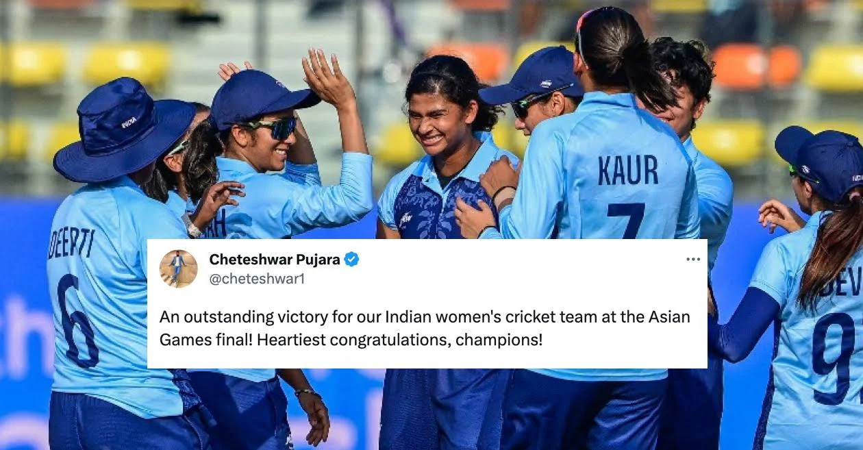 Twitter erupts as Indian women’s cricket team wins its first-ever gold medal at the Asian Games