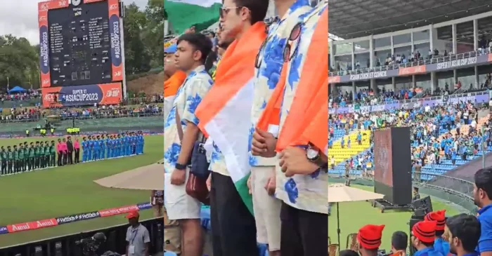 WATCH: Indian crowd lights up Pallekele with national anthem ahead of India-Pakistan clash in Asia Cup 2023; Ravichandran Ashwin reacts