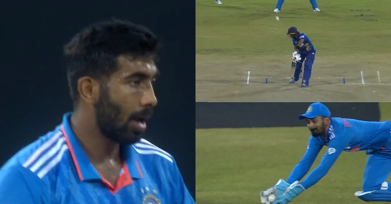 WATCH: KL Rahul takes a brilliant diving catch to dismiss Pathum Nissanka off Jasprit Bumrah’s magical delivery – Asia Cup 2023, IND vs SL