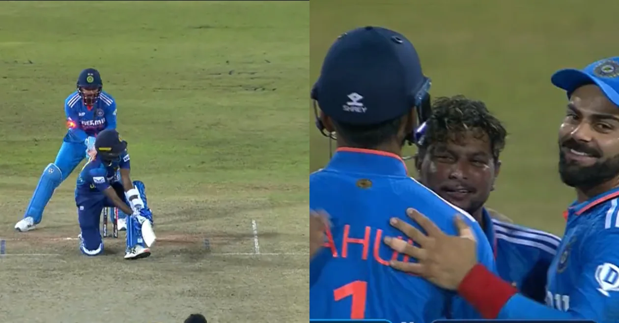 Watch: Kuldeep Yadav’s staggering delivery sends Matheesha Pathirana packing – IND vs SL, Asia Cup 2023