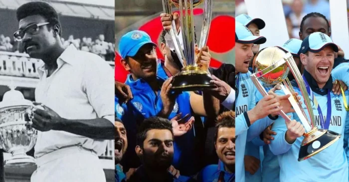 List of ODI World Cup winners and runners up from 1975 to 2019