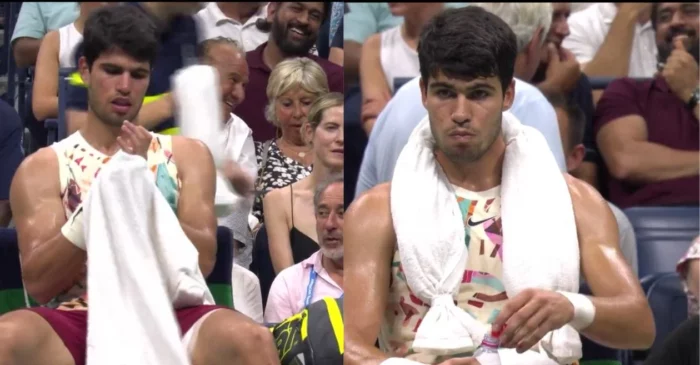 WATCH: MS Dhoni spotted watching Carlos Alcaraz’s quarterfinal match against Alexander Zverev at US Open
