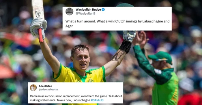 Twitter Reactions: Marnus Labuschagne and Ashton Agar star in Australia’s come-from-behind victory against South Africa