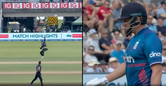 WATCH: Mitchell Santner defies gravity to dismiss Jonny Bairstow in Trent Boult’s comeback game – ENG vs NZ 2023, 2nd ODI