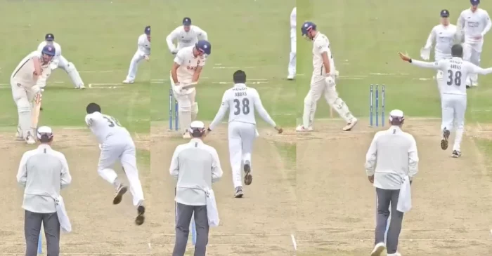 WATCH: Mohammad Abbas cleans up Alastair Cook with a beauty in County Championship 2023