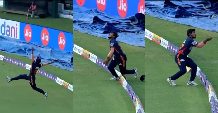 UPT20, WATCH: Mohammad Sharim takes a stunner to send Shaurya Singh packing in Lucknow Falcons vs Kashi Rudras match
