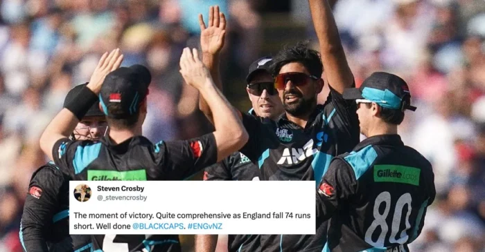 Twitter Reactions: New Zealand thrash England in 3rd T20I to keep the series alive