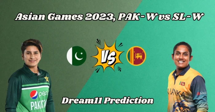 PAK-W vs SL-W, Semi Final 2: Match Prediction, Dream11 Team, Fantasy Tips & Pitch Report | Asian Games 2023