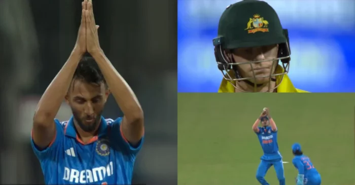 WATCH: Prasidh Krishna removes Matthew Short cheaply; traps Steve Smith for golden duck on the subsequent delivery – IND vs AUS 2023