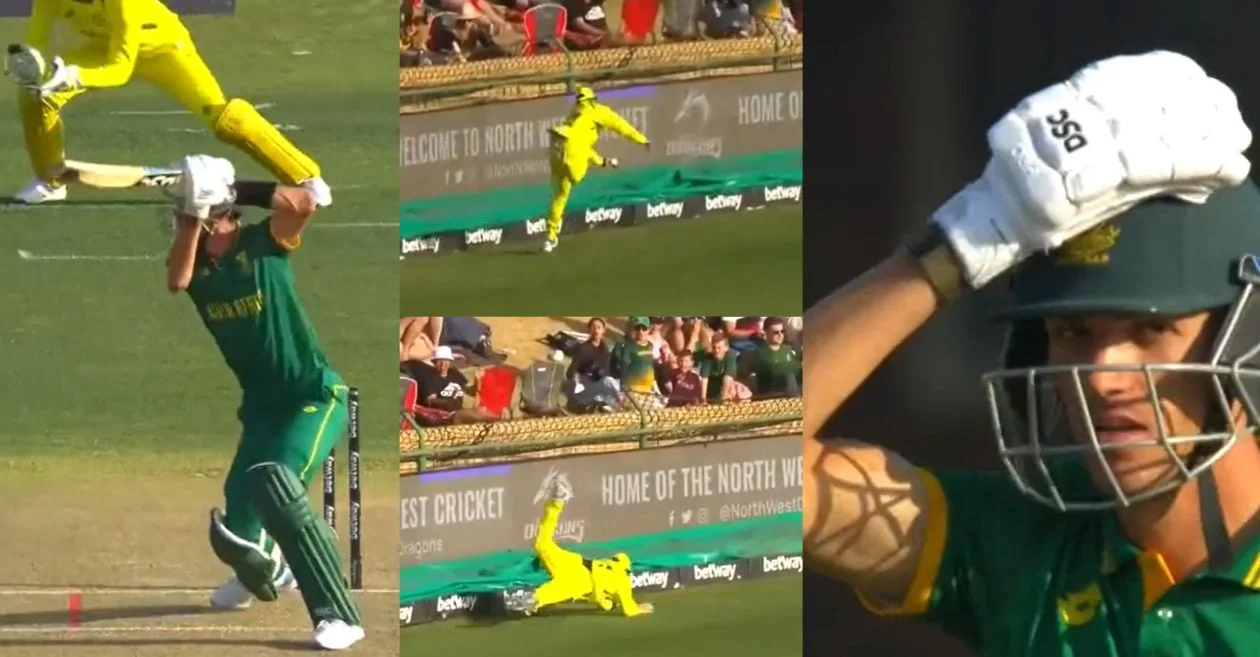 Sean Abbott pulls off a stunning catch to dismiss Marco Jansen